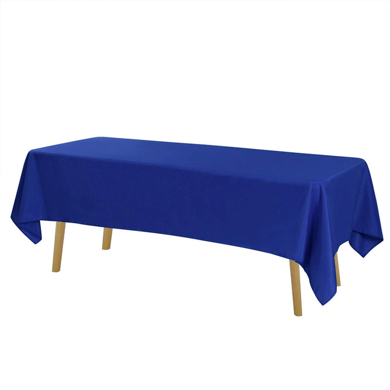 Cupuamon Rectangle Tablecloth 60x120 inch Washable Polyester Fabric Table Cloth for Wedding Party Dining Banquet Decorationï¼ˆ60x120, Royal Blueï¼‰ - Image 2
